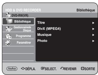 SAMSUNG DVD-HR734 - Modification du nom du disque - 3