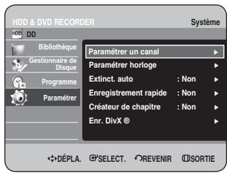 SAMSUNG DVD-HR734 - Réglage de l'horloge - 3