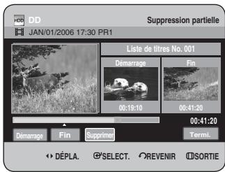 SAMSUNG DVD-HR734 - Utilisation du bouton MENU. - 6