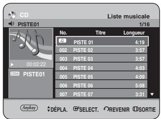 SAMSUNG DVD-HR734 - Aller dans liste de fichiers musicaux - 2