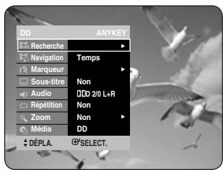 SAMSUNG DVD-HR734 - Appuyez sur le bouton ANYKEY au cours de la lecture. - 1