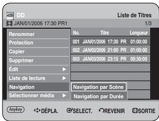 SAMSUNG DVD-HR734 - Utilisation du bouton MENU. - 2