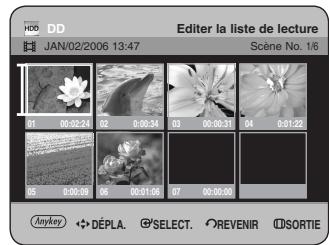 SAMSUNG DVD-HR734 - Déplacement d'une scène (changement de la position d'une scène) - 2