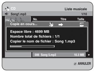 SAMSUNG DVD-HR734 - Copie de fichiers - 3