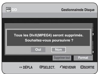 SAMSUNG DVD-HR734 - Appuyez sur les boutons ▲▼ pour sélectionner Titre, DivX, Musique ou Photo, puis sur le bouton OK. - 2