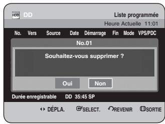 SAMSUNG DVD-HR734 - Utilisation du bouton MENU. - 3