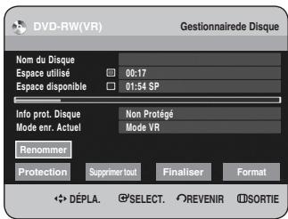 SAMSUNG DVD-HR734 - Modification du nom du disque - 4
