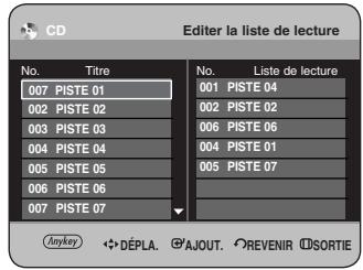 SAMSUNG DVD-HR734 - Aller dans Modifier liste de lecture - 5