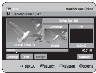 SAMSUNG DVD-HR734 - Modification d'une scène (remplacement d'une scène) - 3