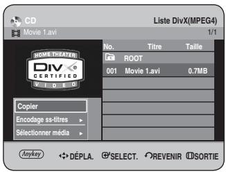 SAMSUNG DVD-HR734 - Codage des sous-titres DivX - 1