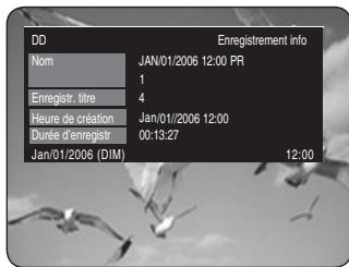 SAMSUNG DVD-HR734 - A propos du bouton INFO - 3