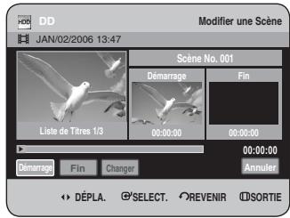 SAMSUNG DVD-HR734 - Modification d'une scène (remplacement d'une scène) - 2