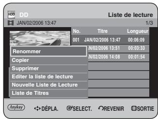SAMSUNG DVD-HR734 - Utilisation du bouton MENU. - 1