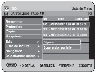 SAMSUNG DVD-HR734 - Utilisation du bouton MENU. - 2