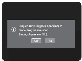 SAMSUNG DVD-HR734 - Configuration du balayage progressif - 1