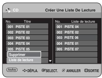 SAMSUNG DVD-HR734 - Appuyez sur les boutons ▲▼ pour sélectionner les pistes dans l'ordre où vous souhaitez les lire, puis appuyez sur le bouton OK. - 3