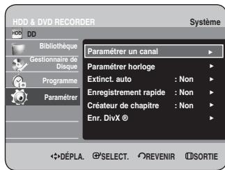 SAMSUNG DVD-HR734 - Préréglage des canaux avec la fonction de configuration automatique - 2