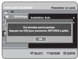 SAMSUNG DVD-HR734 - Préréglage des canaux avec la fonction de configuration automatique - 4