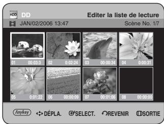 SAMSUNG DVD-HR734 - Appuyez sur les boutons ◀▶ pour sélectionner Ajout., puis appuyez sur le bouton OK. - 1
