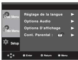SAMSUNG DVD-P270K - Configuration du niveau d'évaluation - 1