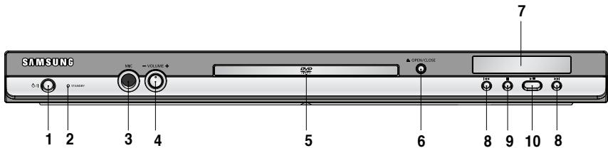 SAMSUNG DVD-P270K - Face avant - 1
