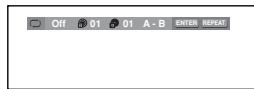 SAMSUNG DVD-P270K - Using the A-B Repeat function - 2