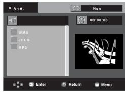 SAMSUNG DVD-P270K - Menu Clips pour MP3/WMA/JPEG/CD Audio - 1