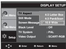 SAMSUNG DVD-P375K - TV Aspect - 1
