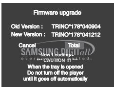 SAMSUNG DVD-P375K - Upgrade procedure - 2
