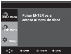 SAMSUNG DVD-P375K - Uso del menu del disco (DVD/VCD) - 1