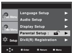 SAMSUNG DVD-P375K - Changing the Password - 2