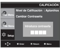 SAMSUNG DVD-P375K - Cambio de contrasea - 4