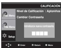 SAMSUNG DVD-P375K - Cambio de contrasea - 5