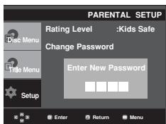 SAMSUNG DVD-P375K - Changing the Password - 5