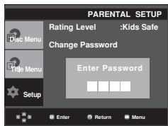 SAMSUNG DVD-P375K - Changing the Password - 4