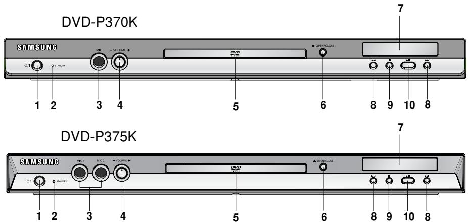 SAMSUNG DVD-P375K - Face avant - 1