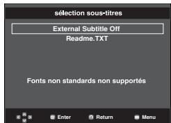 SAMSUNG DVD-P375K - Utilisation du bouton subtitle (dvd/mpeg4) - 1
