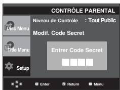 SAMSUNG DVD-P375K - Changement du mot de passe - 4