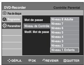 SAMSUNG DVD-R129 - Si vous avez oublié votre code secret - 2