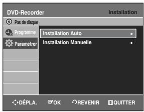 SAMSUNG DVD-R129 - Pré-réglage des canaux avec la fonction de réglage manuel - 3