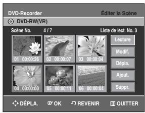 SAMSUNG DVD-R129 - Ajouter une scène - 1