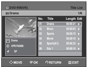 SAMSUNG DVD-R129 - Using the MENU button - 1