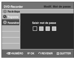 SAMSUNG DVD-R129 - Si vous avez oublié votre code secret - 4