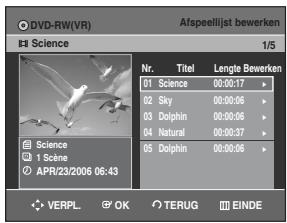 SAMSUNG DVD-R129 - Met de toets PLAY LIST - 1