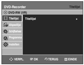 SAMSUNG DVD-R129 - Druk in de stopstand op de toets MENU. - 1