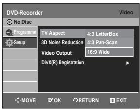 SAMSUNG DVD-R129 - TV Aspect - 1