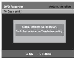 SAMSUNG DVD-R129 - Inschakelen en automatisch instellen - 3