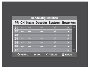 SAMSUNG DVD-R129 - Zenders handmatig instellen - 4