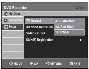 SAMSUNG DVD-R129 - Setting up the Display(Video) Options - 4