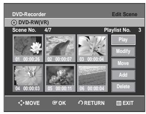 SAMSUNG DVD-R129 - Adding a Scene - 1